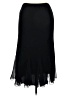 Unbranded 100% Polyester Solid Black Formal Skirt Size 14 - photo 1