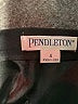 Pendleton 100% Virgin Wool Solid Black Wool Skirt Size 4 - photo 4