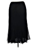 Unbranded 100% Polyester Solid Black Formal Skirt Size 14 - photo 2
