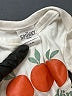 Spunky 100% Cotton Graphic Ivory Short Sleeve Onesie Size 0-3 mo - photo 3