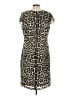 Alex Marie 100% Polyester Animal Print Brown Casual Dress Size 12 - photo 2