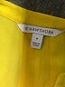 41Hawthorn 100% Recycled Polyester Yellow Sleeveless Blouse Size M - photo 4