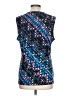 Dana Buchman Blue Sleeveless Blouse Size L - photo 2