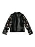 Hannah Banana 100% Polyester Floral Black Jacket Size 8 - photo 2