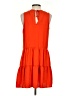 New Look 100% Polyester Solid Orange Casual Dress Size 2 - photo 2