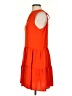 New Look 100% Polyester Solid Orange Casual Dress Size 2 - photo 5