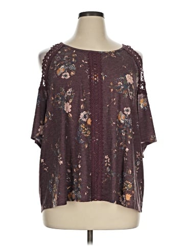 Eyeshadow Short Sleeve Blouse (view 1)