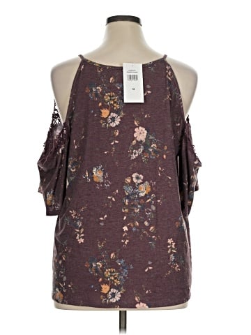 Eyeshadow Short Sleeve Blouse (view 2)