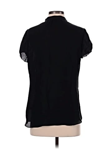 White House Black Market Short Sleeve Silk Top (view 2)