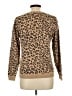Croft & Barrow Animal Print Tan Pullover Sweater Size L - photo 2