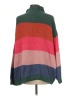 American Eagle Outfitters Color Block Green Turtleneck Sweater Size M - photo 2