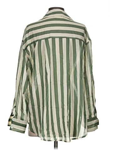 Easy Clothes 3/4 Sleeve Button-Down Shirt (view 2)