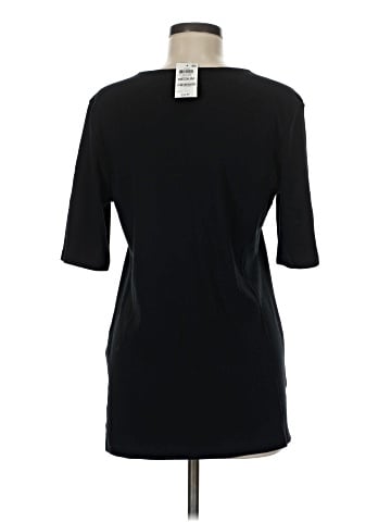 Karen Scott Short Sleeve Henley (view 2)