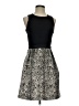 Donna Ricco Animal Print Black Cocktail Dress Size S - photo 1