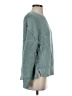 American Eagle Outfitters 100% Cotton Solid Teal Pullover Sweater Size S - photo 4