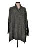 RD Style 100% Acrylic Gray Poncho Size M - photo 1