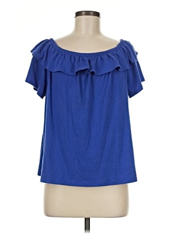 Ann Taylor LOFT Short Sleeve Blouse (view 1)