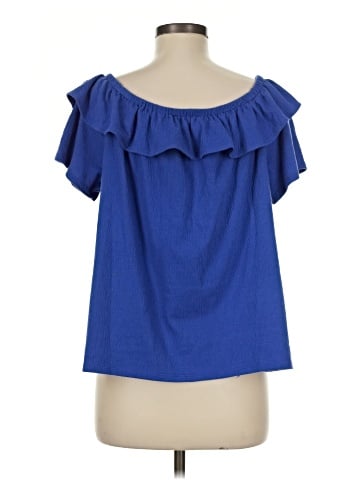 Ann Taylor LOFT Short Sleeve Blouse (view 2)