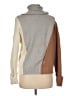 Evolution by Cyrus Color Block Tan Turtleneck Sweater Size M - photo 2