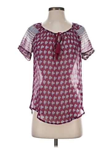 Lucky Brand Short Sleeve Blouse (view 1)
