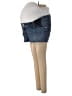 Isabel Maternity Blue Denim Shorts Size 2 - photo 1