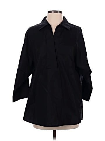 Akris Punto 3/4 Sleeve Button-Down Shirt (view 1)