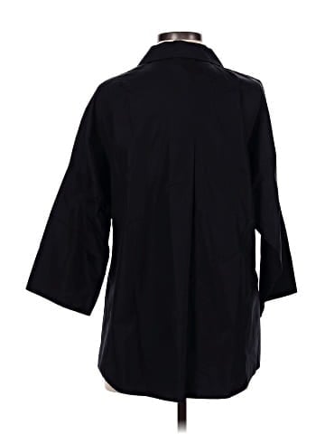 Akris Punto 3/4 Sleeve Button-Down Shirt (view 2)