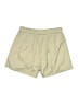 Unbranded 100% Polyester Solid Gold Khaki Shorts Size L - photo 2
