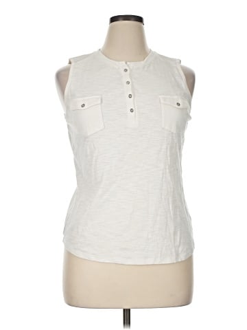 Liz Claiborne Sleeveless T-Shirt (view 1)