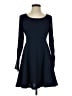 LoveRiche 100% Polyester Solid Blue Casual Dress Size S - photo 1