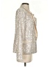 Mable 100% Polyester Metallic Silver Blazer Size S - photo 4