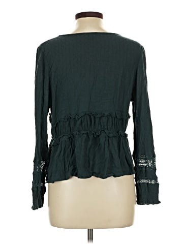 American Eagle Outfitters Long Sleeve Blouse (view 2)