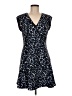 Rebecca Taylor 100% Polyester Animal Print Blue Cocktail Dress Size 8 - photo 1