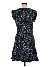 Rebecca Taylor 100% Polyester Animal Print Blue Cocktail Dress Size 8 - photo 2