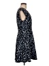 Rebecca Taylor 100% Polyester Animal Print Blue Cocktail Dress Size 8 - photo 4