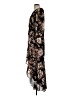 Express 100% Polyester Black Brown Cocktail Dress Size S - photo 5