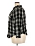 Torrid 100% Rayon Plaid Black 3/4 Sleeve Button-Down Shirt Size 3X Plus (3) - photo 5