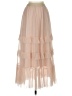 Unbranded Tan Formal Skirt Size 23 waist (estimated) - photo 1