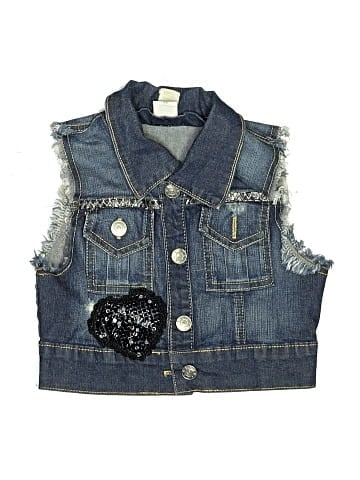 Truluv Denim Vest (view 1)