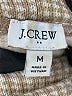 J.Crew Factory Store 100% Polyester Houndstooth Tan Turtleneck Sweater Size M - photo 7