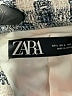 Zara 100% Acetate Checkered-gingham Silver Blazer Size L - photo 6