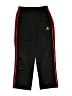 Adidas 100% Polyester Black Track Pants Size 8 - photo 1
