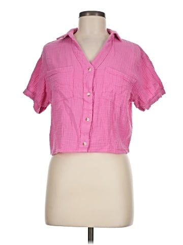 Love Notes Short Sleeve Button-Down Shirt (view 1)
