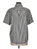 Alice Stuart Stripes Black Short Sleeve Blouse Size M - photo 2