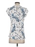 Daniel Rainn Blue Short Sleeve Blouse Size S - photo 2