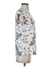 Daniel Rainn Blue Short Sleeve Blouse Size S - photo 4