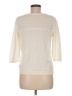 Knitted & Knotted 100% Cotton Ivory Pullover Sweater Size M - photo 2