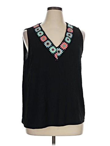 Allegra K Sleeveless T-Shirt (view 1)