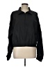Layer 8 100% Polyester Solid Black Track Jacket Size L - photo 1