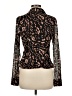 Sanctuary Animal Print Brown Long Sleeve Blouse Size M - photo 2
